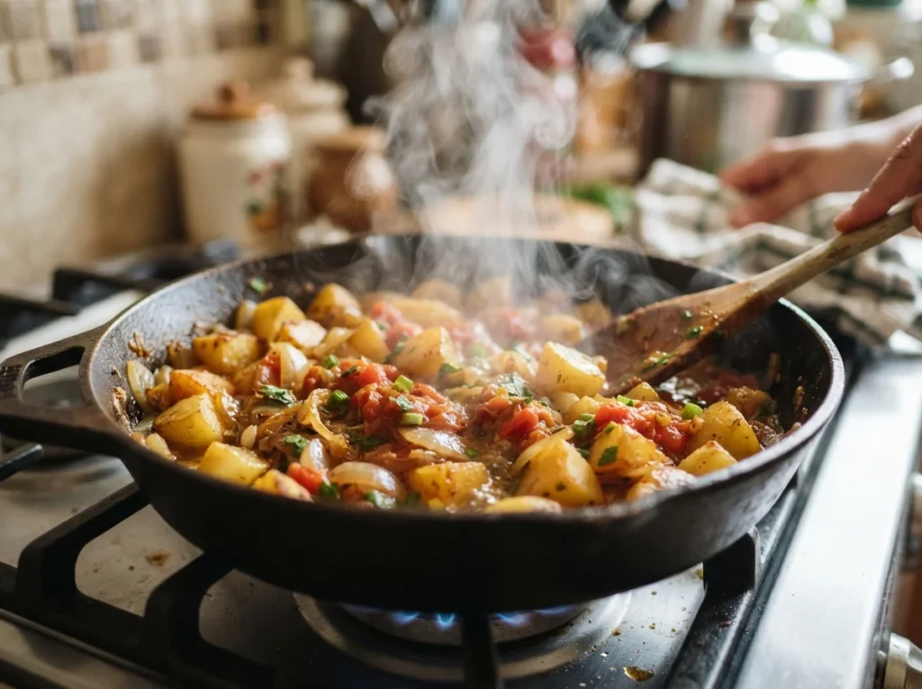 Patatas y Verduras Cocidas que te Sobraron