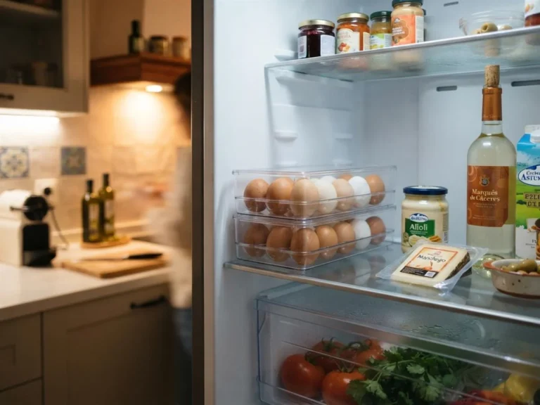Organizador de huevos para refrigerador - cabecera